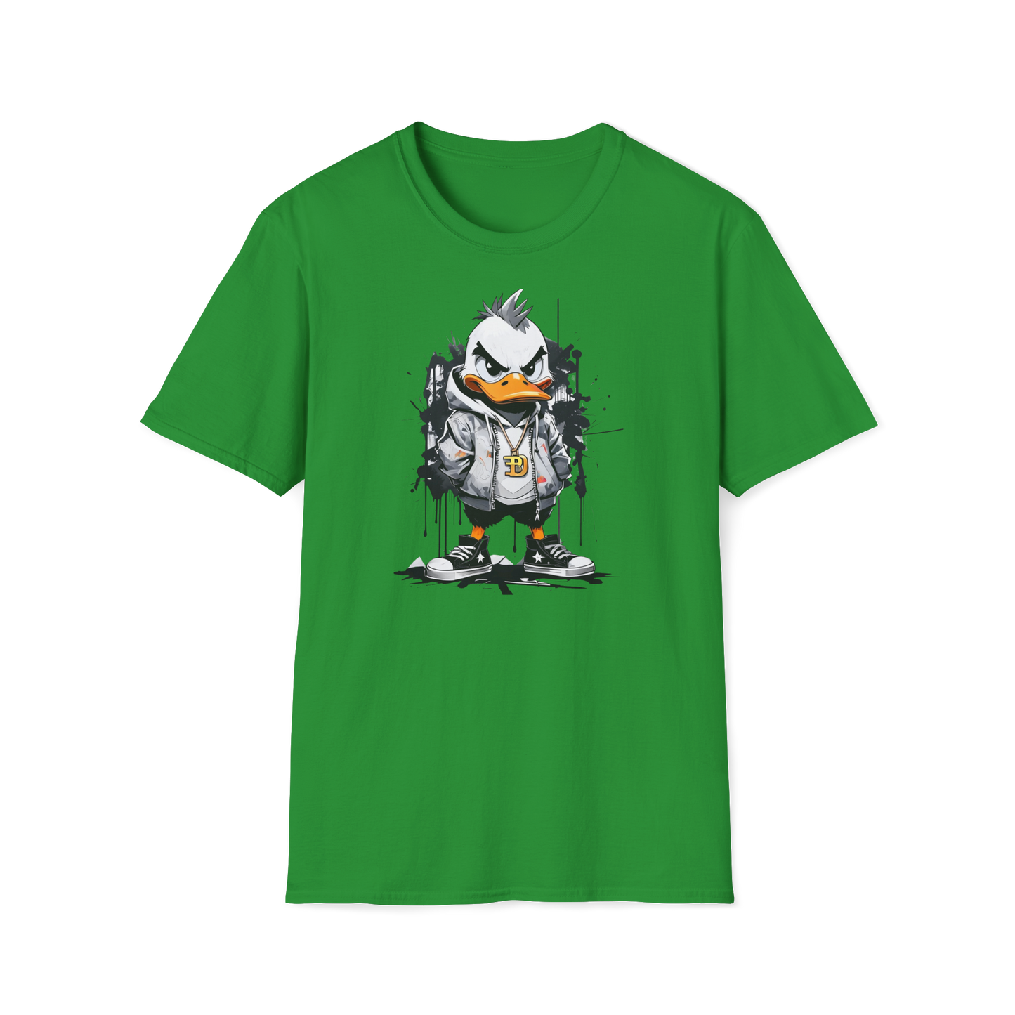 Prémiové Bavlněné Unisex Triko "Edgy Duck"