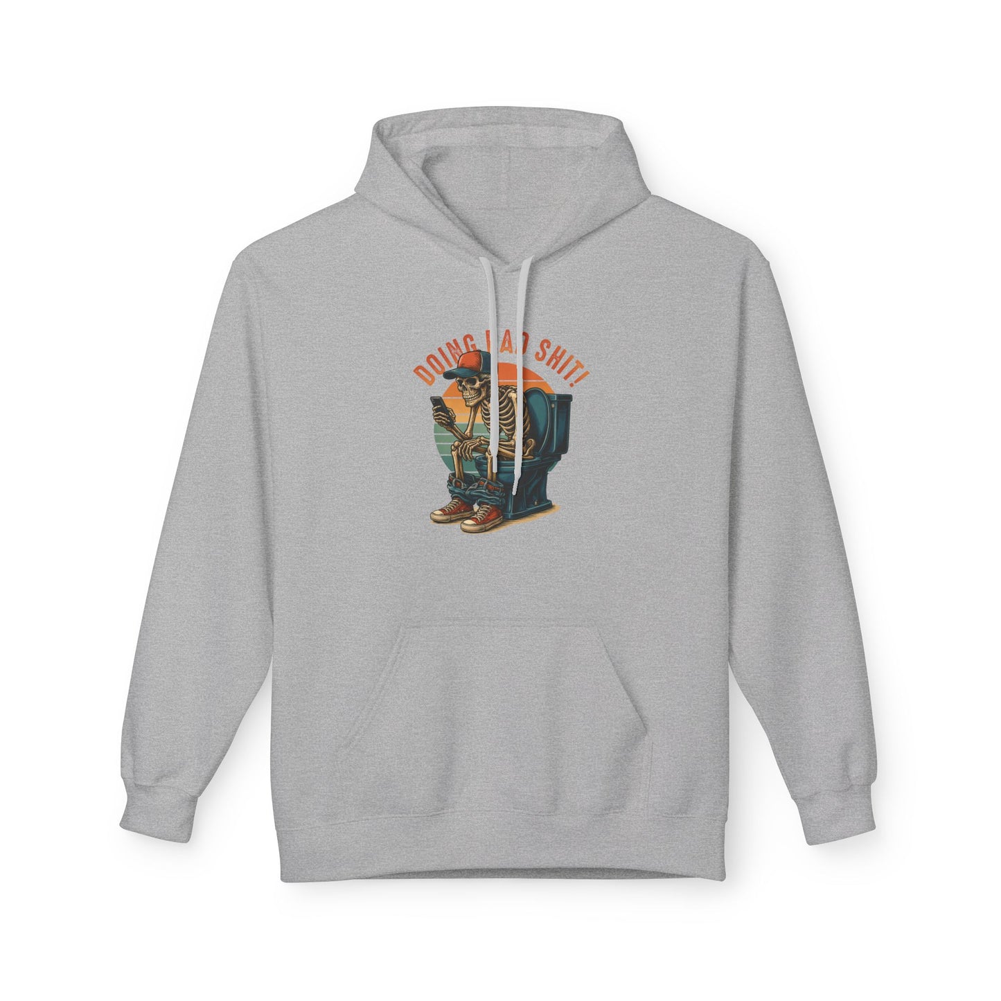 Bavlněná Unisex Mikina "Skeleton Dad Graphic"