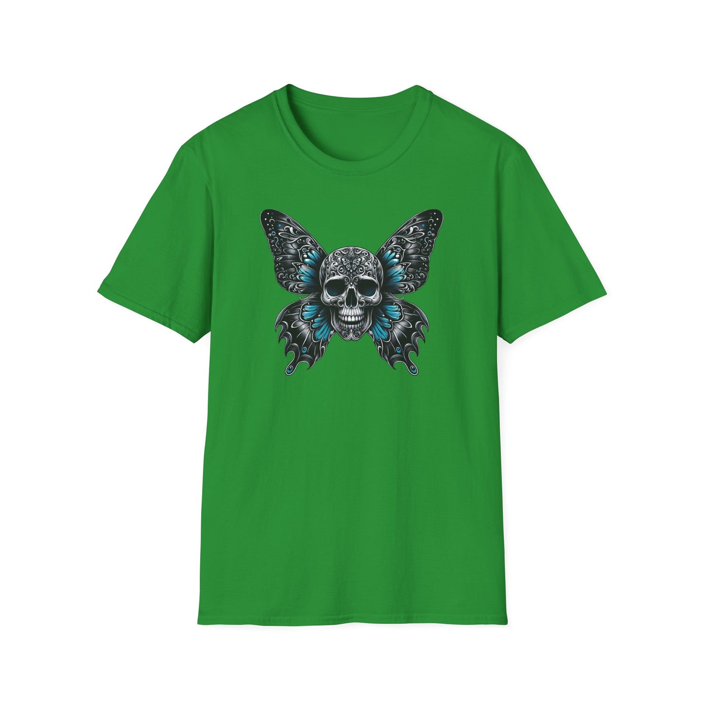 Prémiové Bavlněné Unisex Triko "Butterfly Skull"