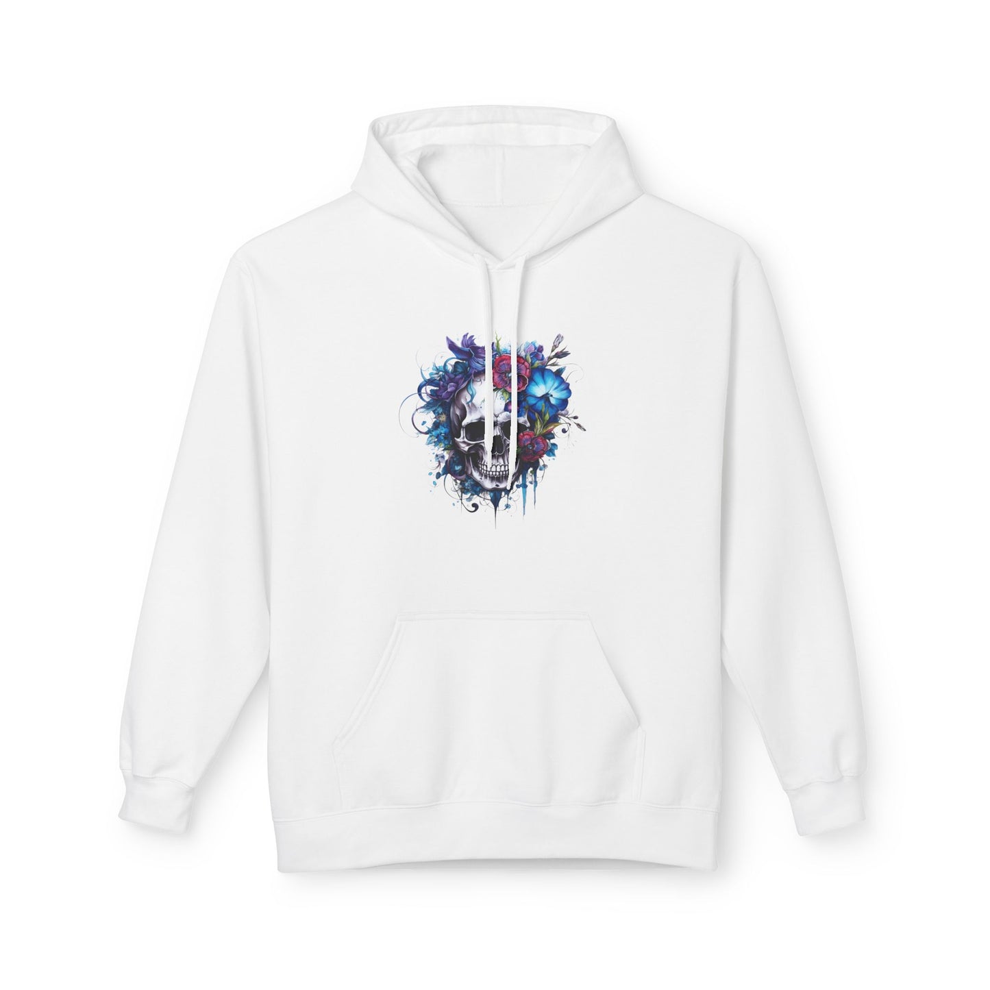 Bavlněná Unisex Mikina "Floral Skull Graphic"