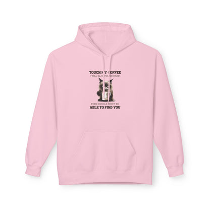 Bavlněná Unisex Mikina "Coffee Rescue Cat"