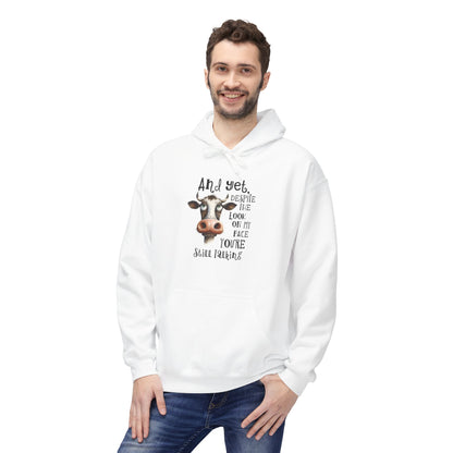 Bavlněná Unisex Mikina "Sarcasm Cow"