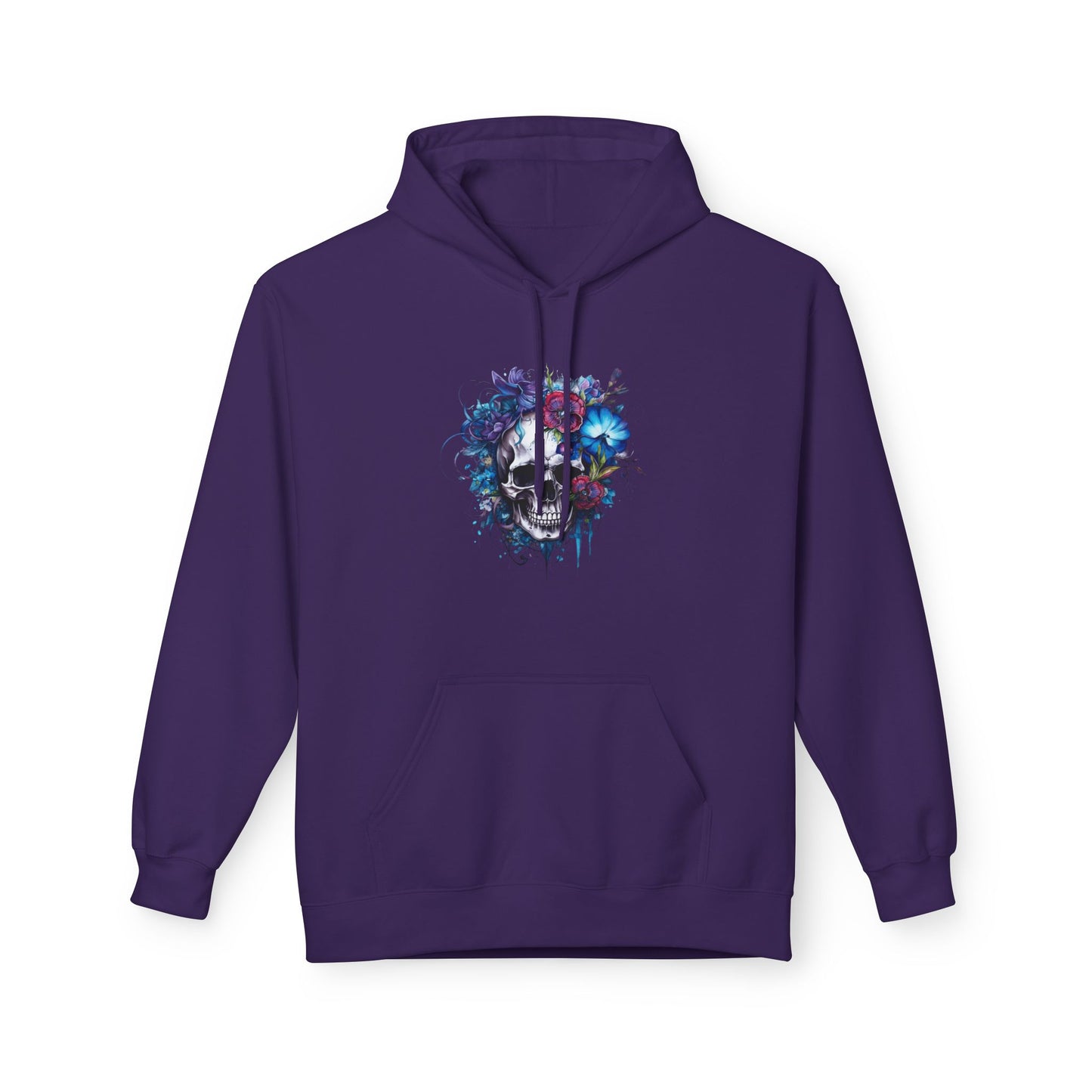 Bavlněná Unisex Mikina "Floral Skull Graphic"