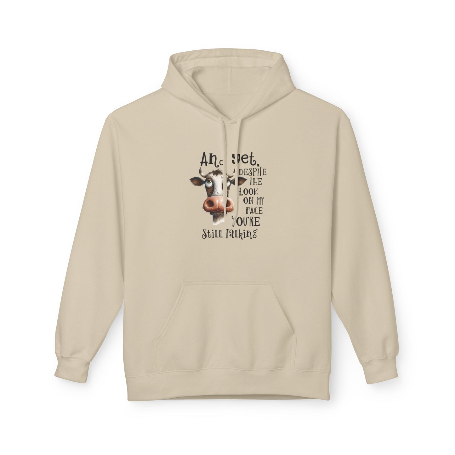 Bavlněná Unisex Mikina "Sarcasm Cow"