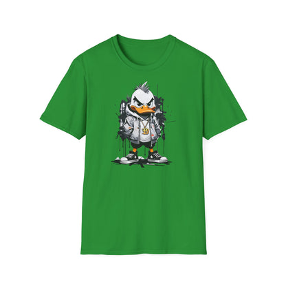 Prémiové Bavlněné Unisex Triko "Edgy Duck"