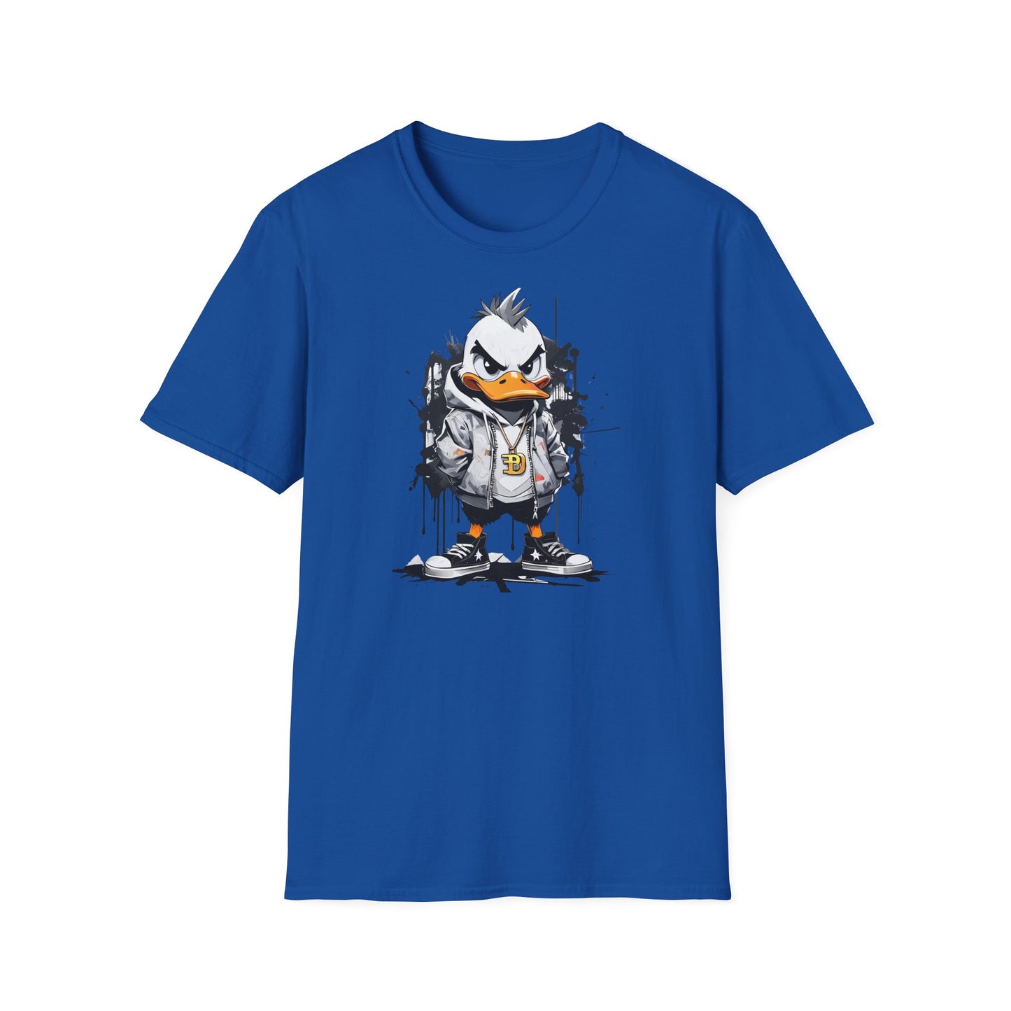 Prémiové Bavlněné Unisex Triko "Edgy Duck"