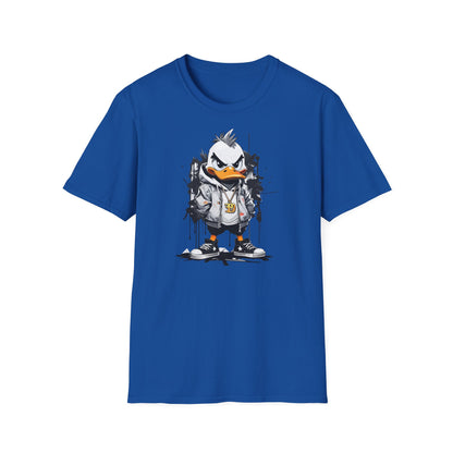 Prémiové Bavlněné Unisex Triko "Edgy Duck"