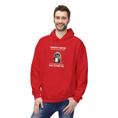 Bavlněná Unisex Mikina "Coffee Rescue Cat"