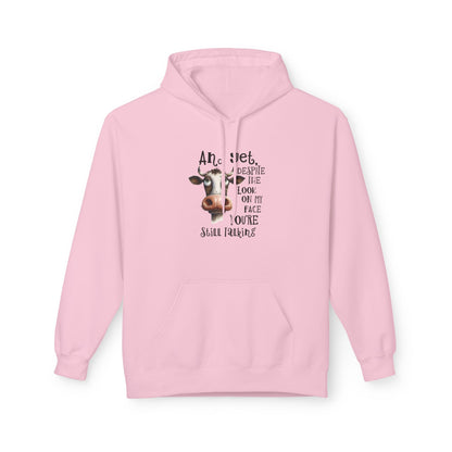 Bavlněná Unisex Mikina "Sarcasm Cow"
