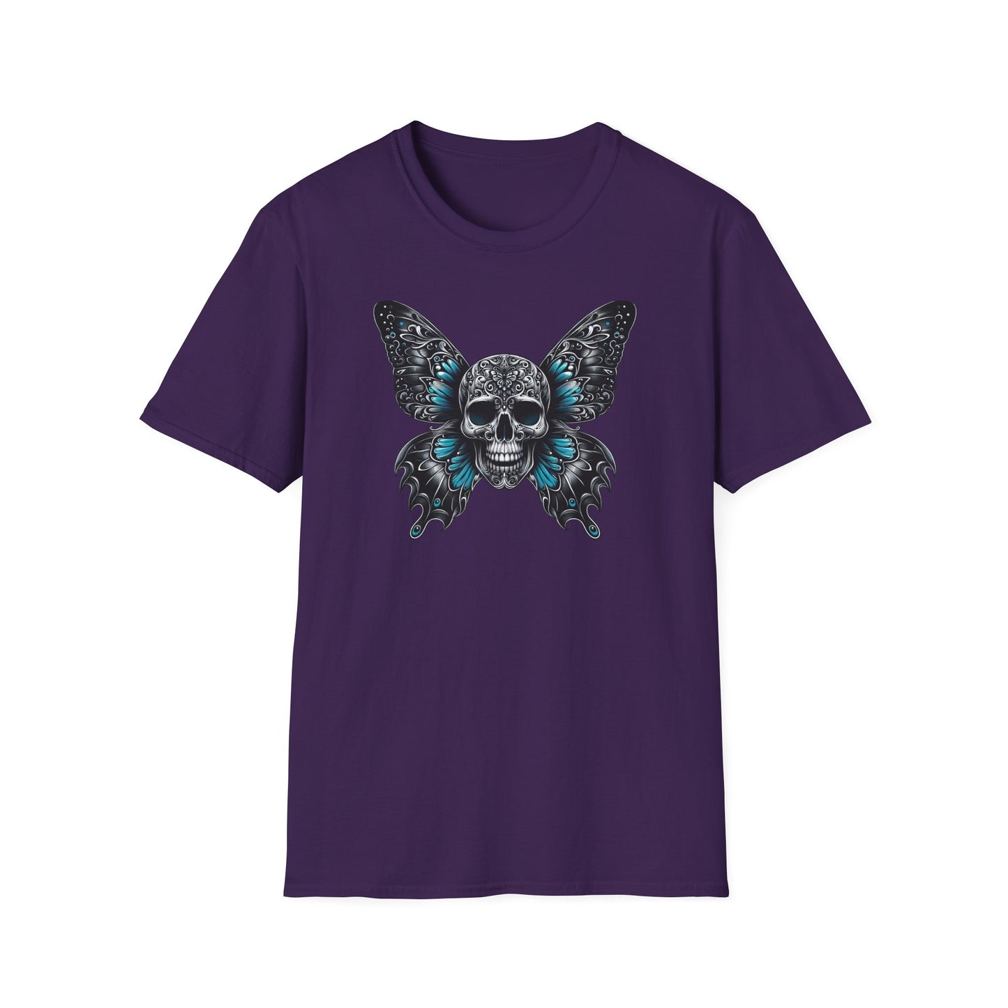 Prémiové Bavlněné Unisex Triko "Butterfly Skull"