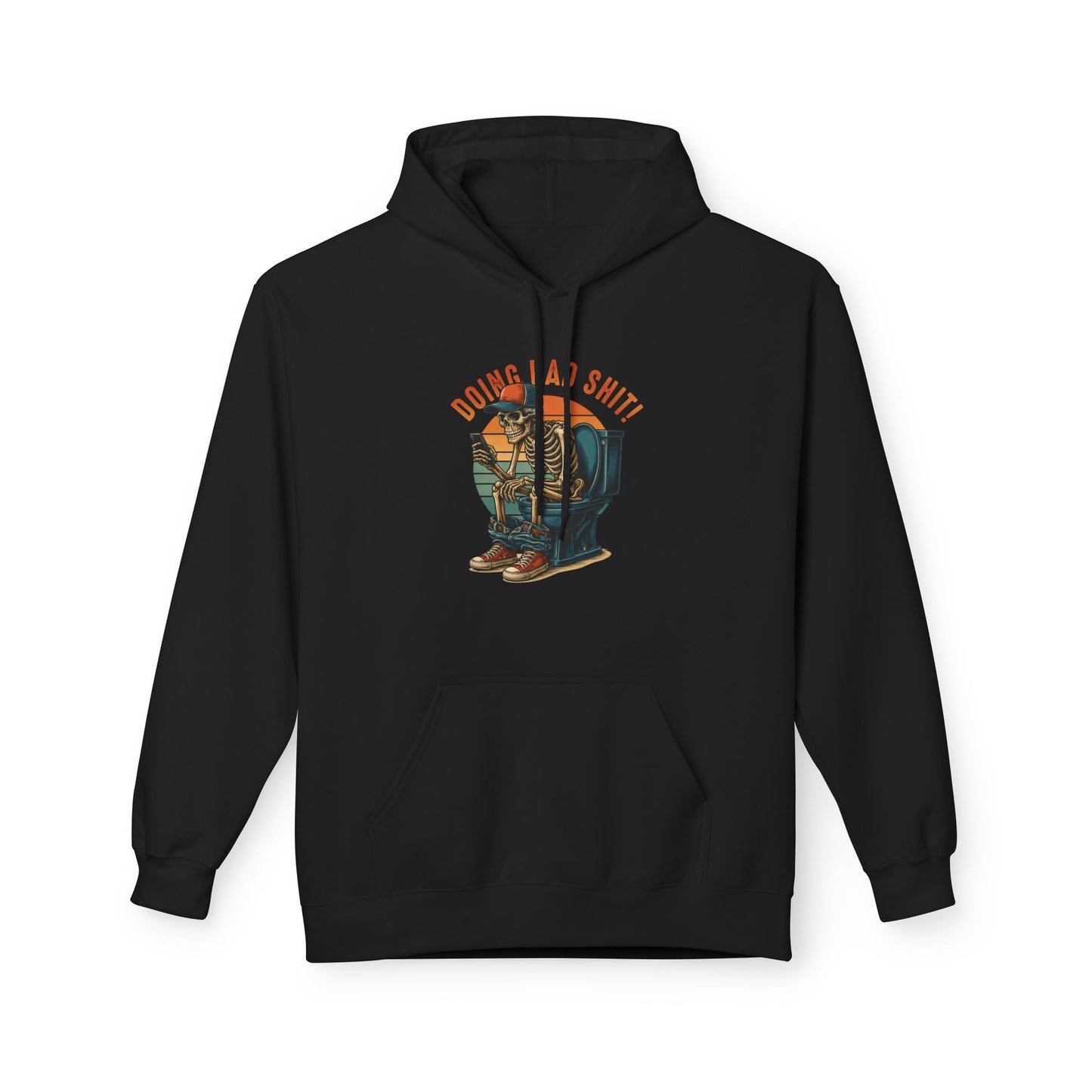 Bavlněná Unisex Mikina "Skeleton Dad Graphic"