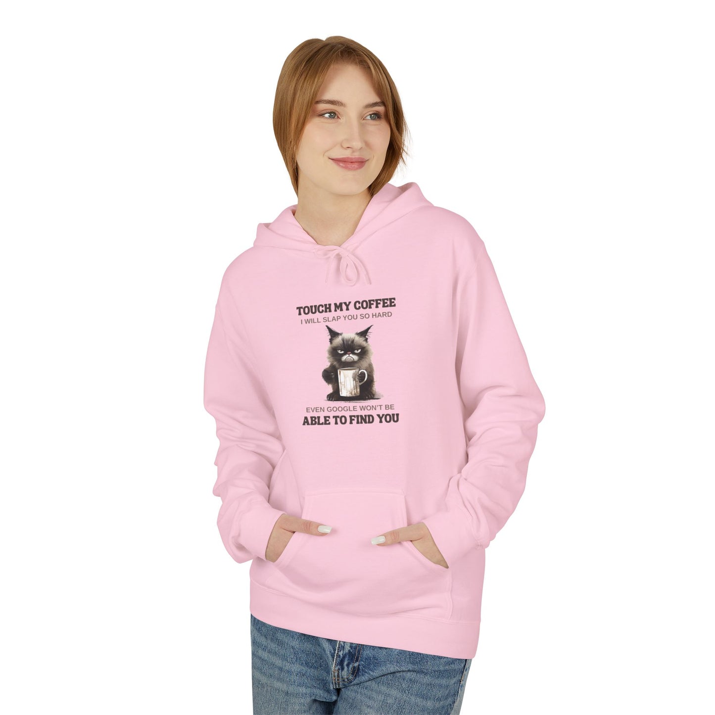 Bavlněná Unisex Mikina "Coffee Rescue Cat"