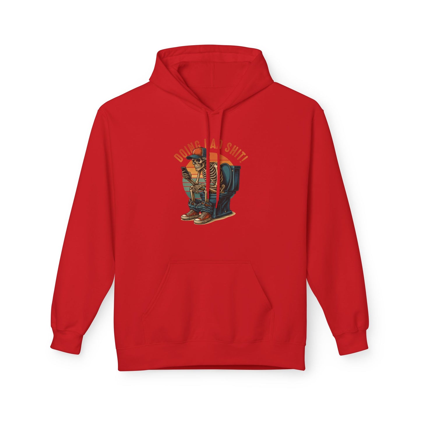 Bavlněná Unisex Mikina "Skeleton Dad Graphic"