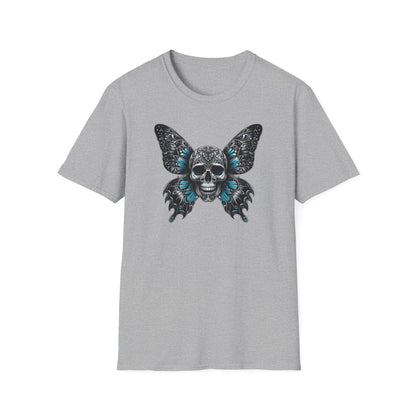Prémiové Bavlněné Unisex Triko "Butterfly Skull"