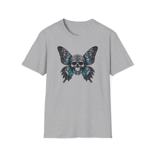 Prémiové Bavlněné Unisex Triko "Butterfly Skull"