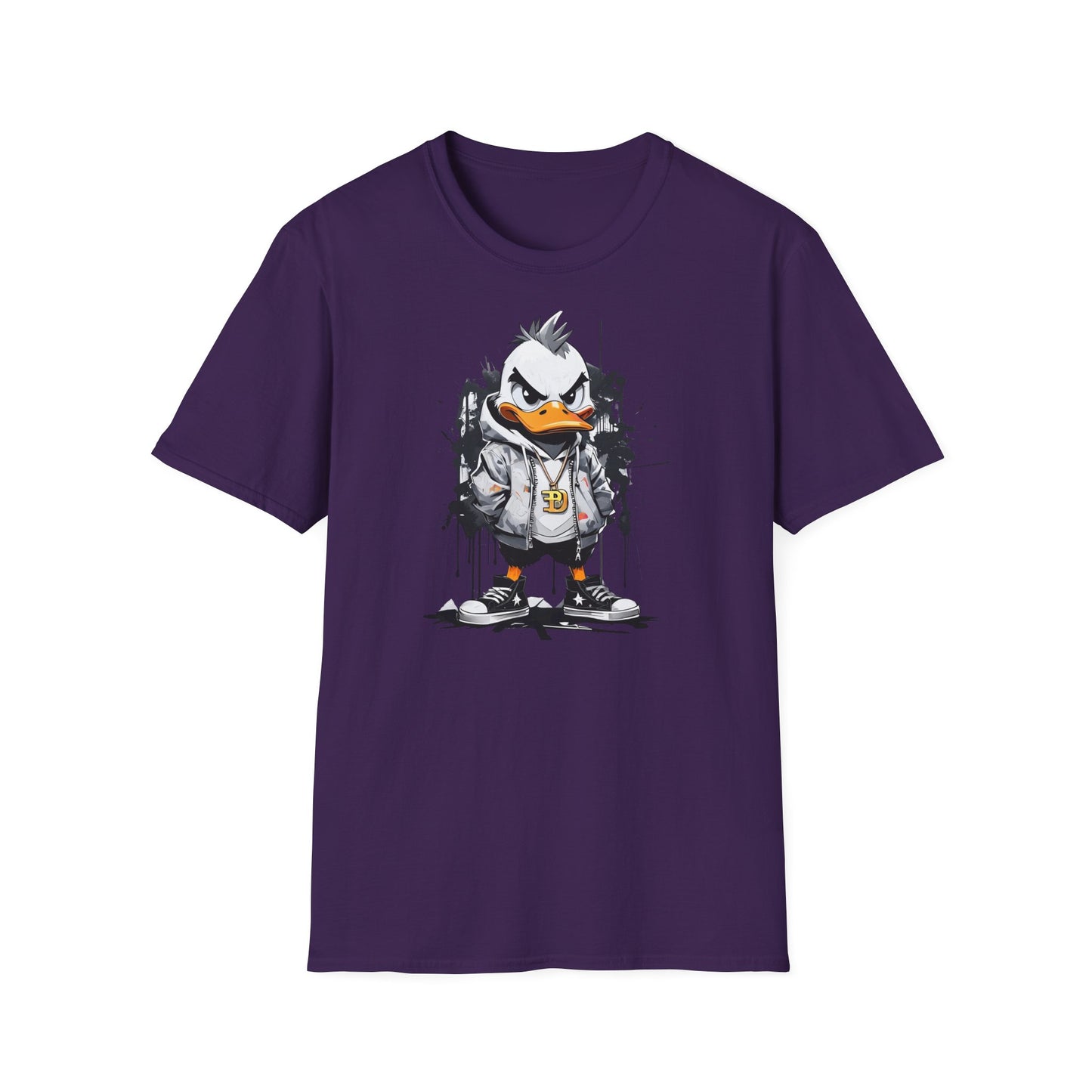 Prémiové Bavlněné Unisex Triko "Edgy Duck"