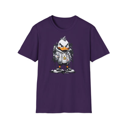 Prémiové Bavlněné Unisex Triko "Edgy Duck"