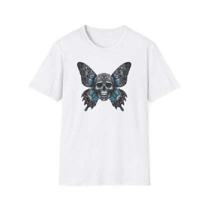 Prémiové Bavlněné Unisex Triko "Butterfly Skull"