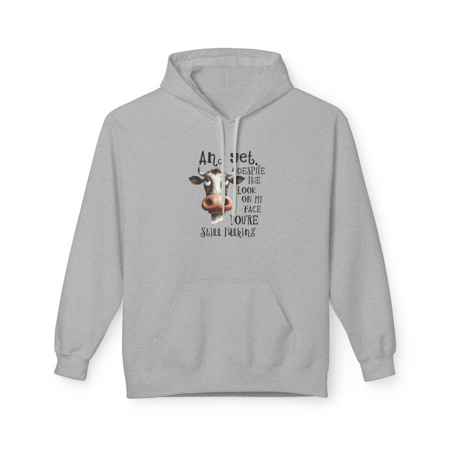 Bavlněná Unisex Mikina "Sarcasm Cow"