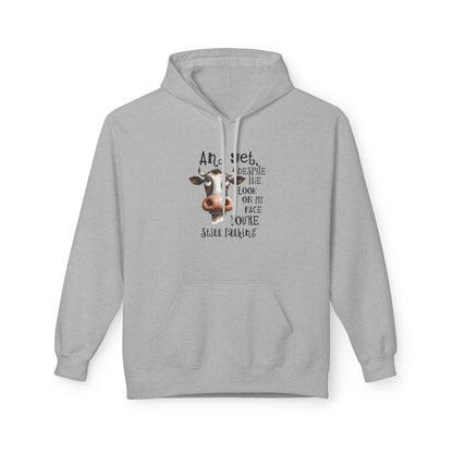 Bavlněná Unisex Mikina "Sarcasm Cow"