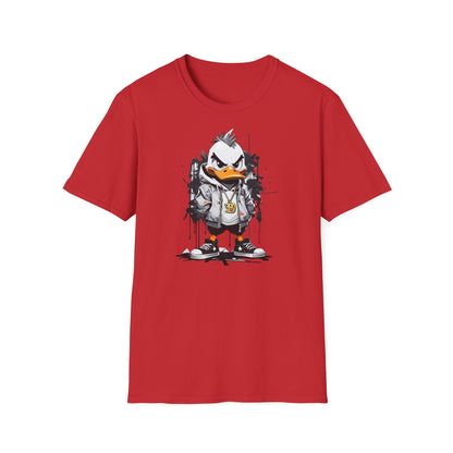 Prémiové Bavlněné Unisex Triko "Edgy Duck"