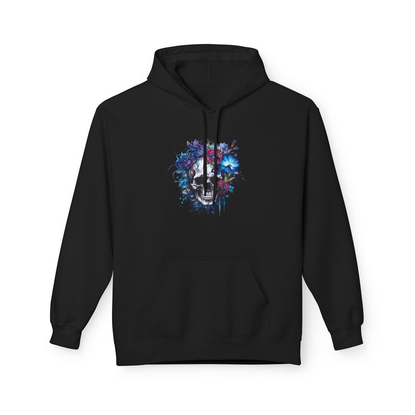 Bavlněná Unisex Mikina "Floral Skull Graphic"