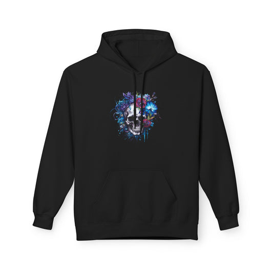 Bavlněná Unisex Mikina "Floral Skull Graphic"