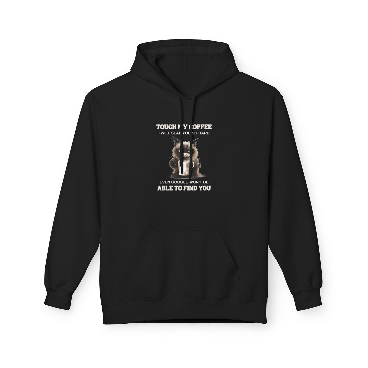Bavlněná Unisex Mikina "Coffee Rescue Cat"