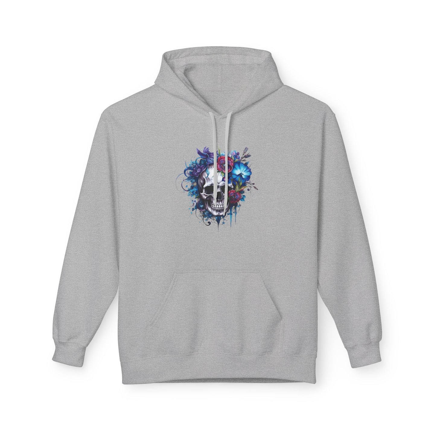 Bavlněná Unisex Mikina "Floral Skull Graphic"