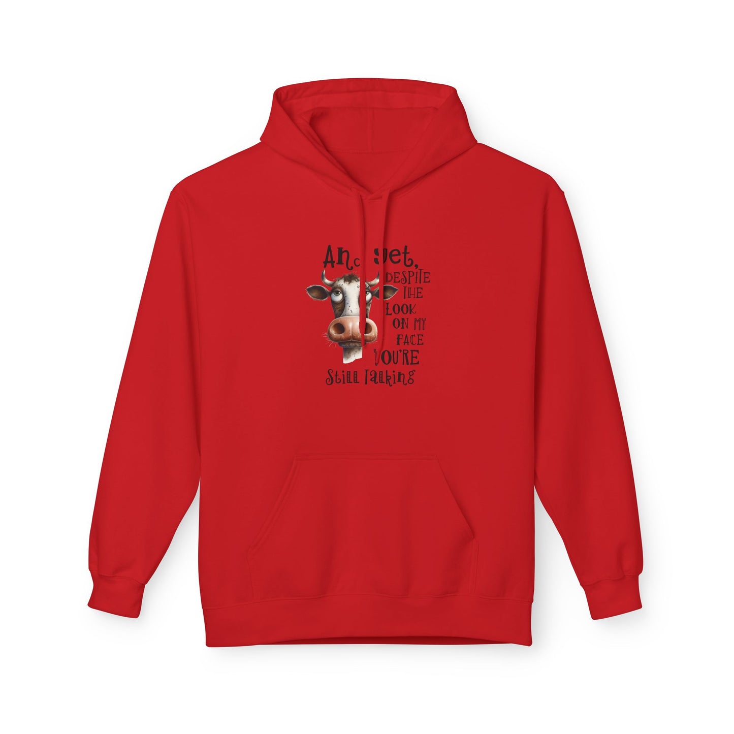 Bavlněná Unisex Mikina "Sarcasm Cow"