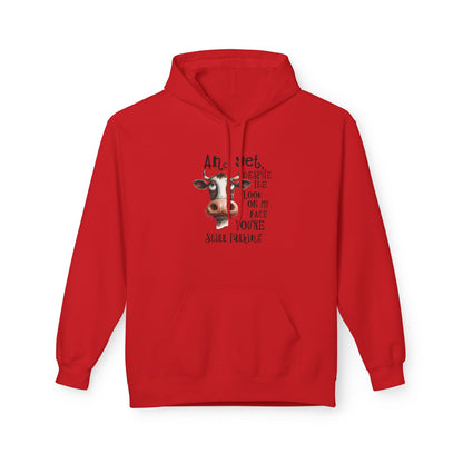 Bavlněná Unisex Mikina "Sarcasm Cow"