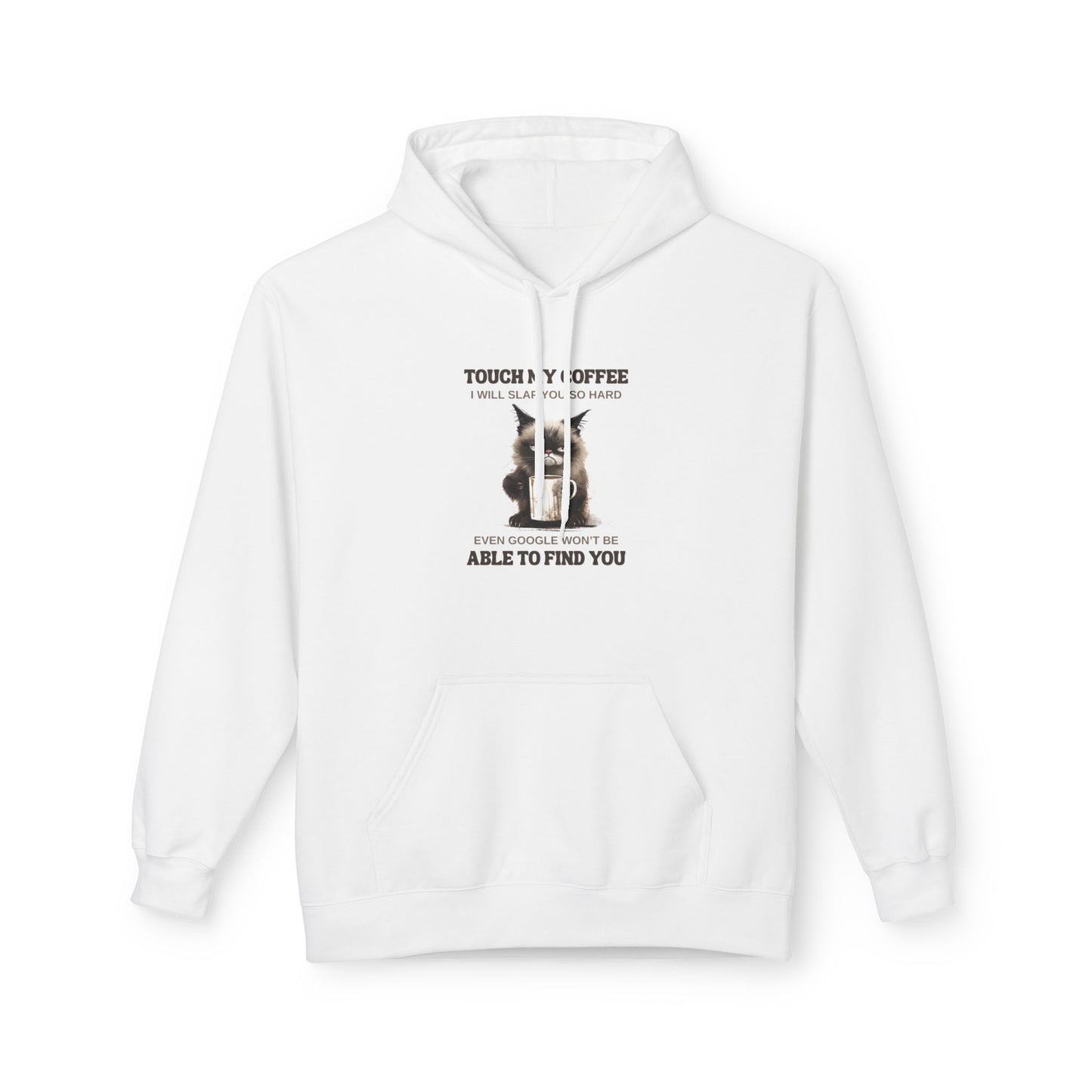 Bavlněná Unisex Mikina "Coffee Rescue Cat"