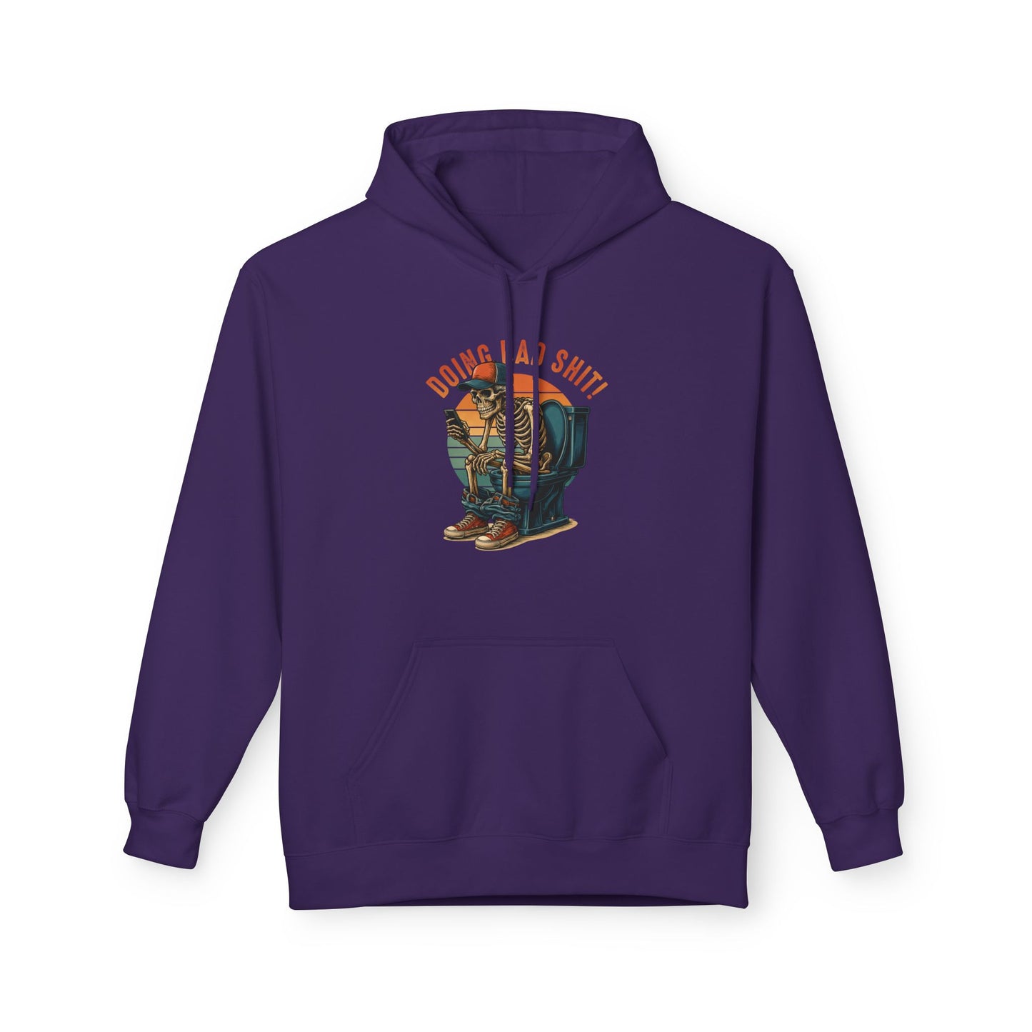 Bavlněná Unisex Mikina "Skeleton Dad Graphic"