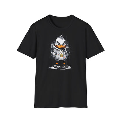 Prémiové Bavlněné Unisex Triko "Edgy Duck"