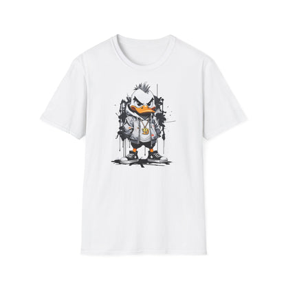 Prémiové Bavlněné Unisex Triko "Edgy Duck"