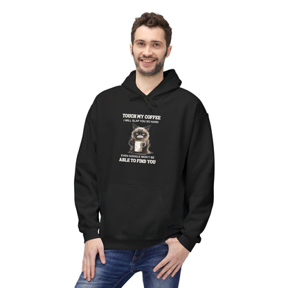 Bavlněná Unisex Mikina "Coffee Rescue Cat"