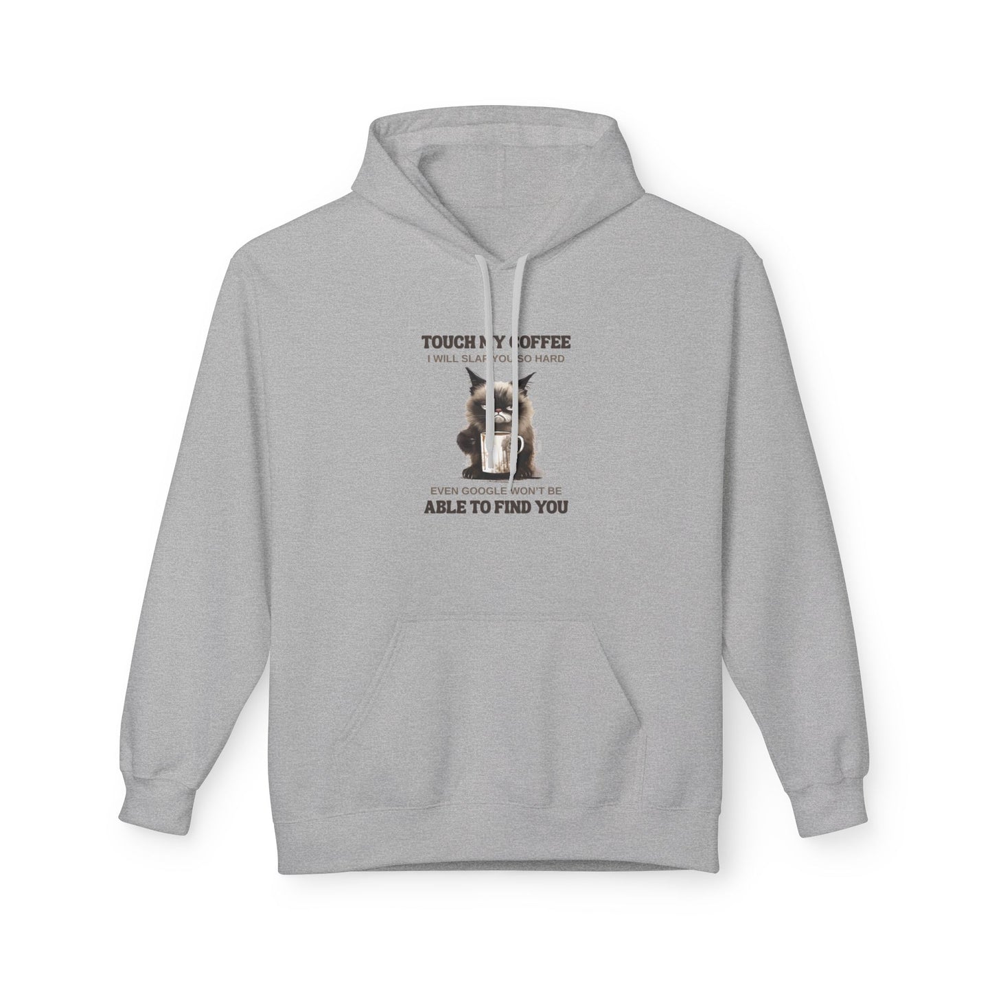 Bavlněná Unisex Mikina "Coffee Rescue Cat"