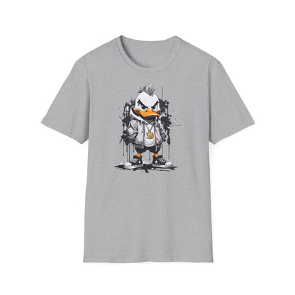 Prémiové Bavlněné Unisex Triko "Edgy Duck"