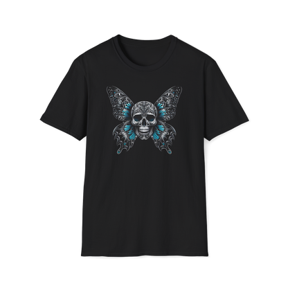 Prémiové Bavlněné Unisex Triko "Butterfly Skull"