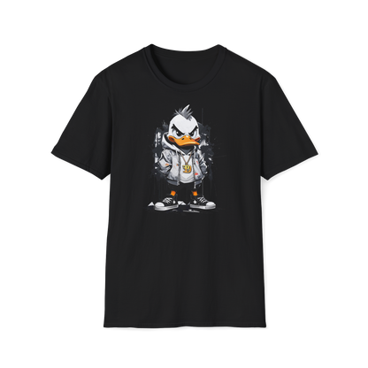 Prémiové Bavlněné Unisex Triko "Edgy Duck"
