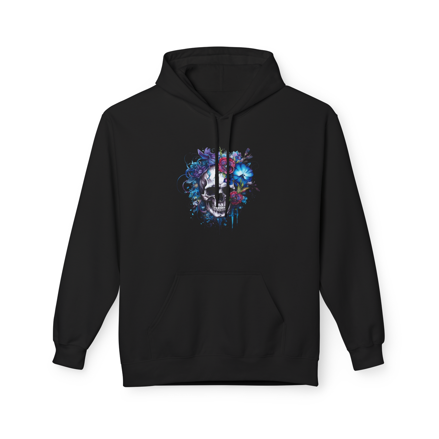 Bavlněná Unisex Mikina "Floral Skull Graphic"