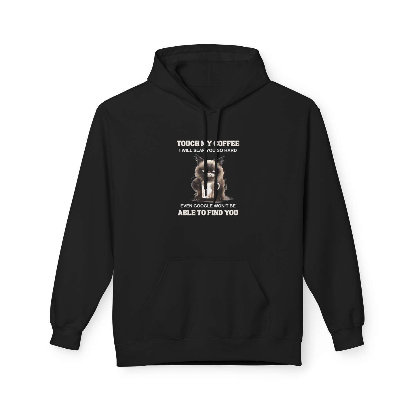 Bavlněná Unisex Mikina "Coffee Rescue Cat"