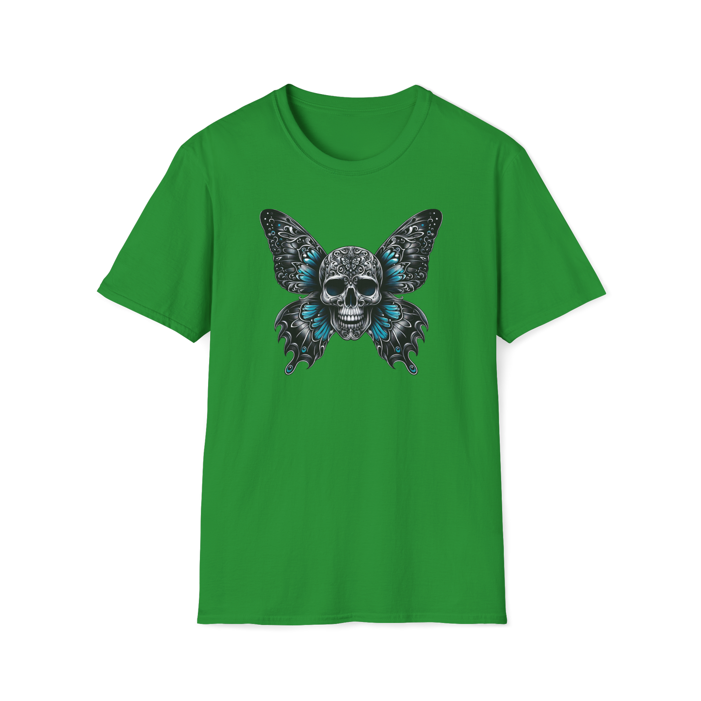 Prémiové Bavlněné Unisex Triko "Butterfly Skull"