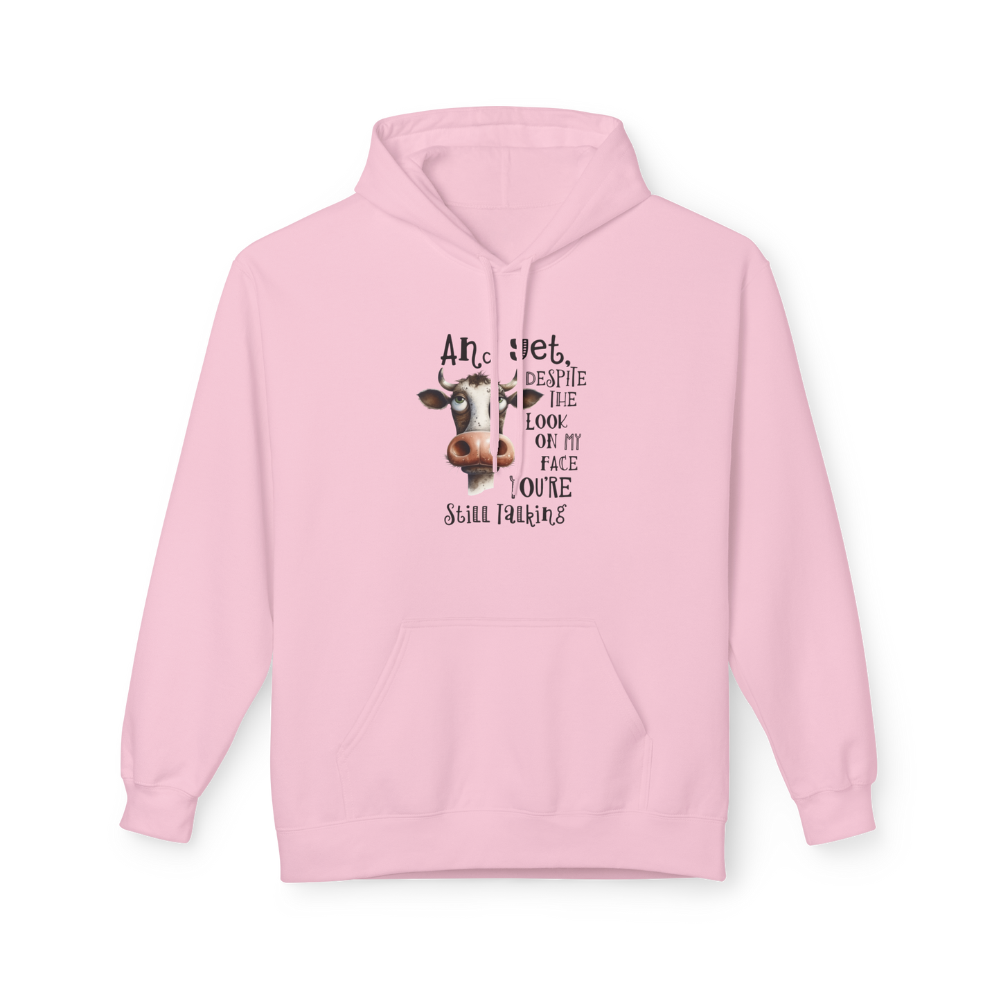 Bavlněná Unisex Mikina "Sarcasm Cow"