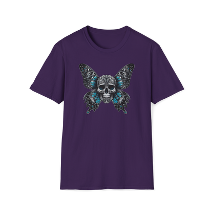 Prémiové Bavlněné Unisex Triko "Butterfly Skull"