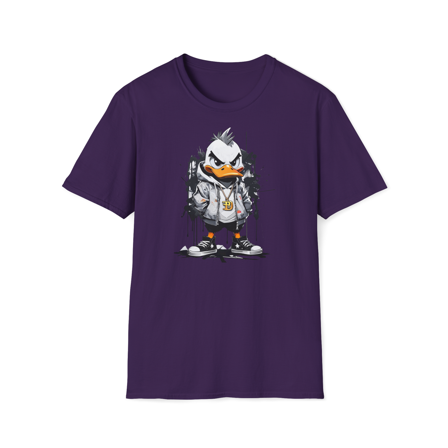 Prémiové Bavlněné Unisex Triko "Edgy Duck"