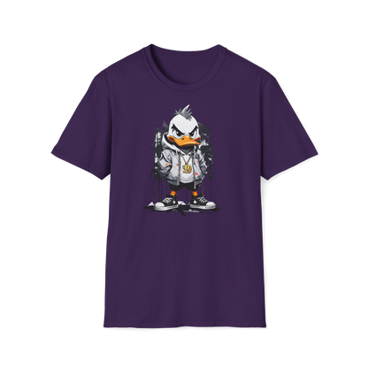 Prémiové Bavlněné Unisex Triko "Edgy Duck"
