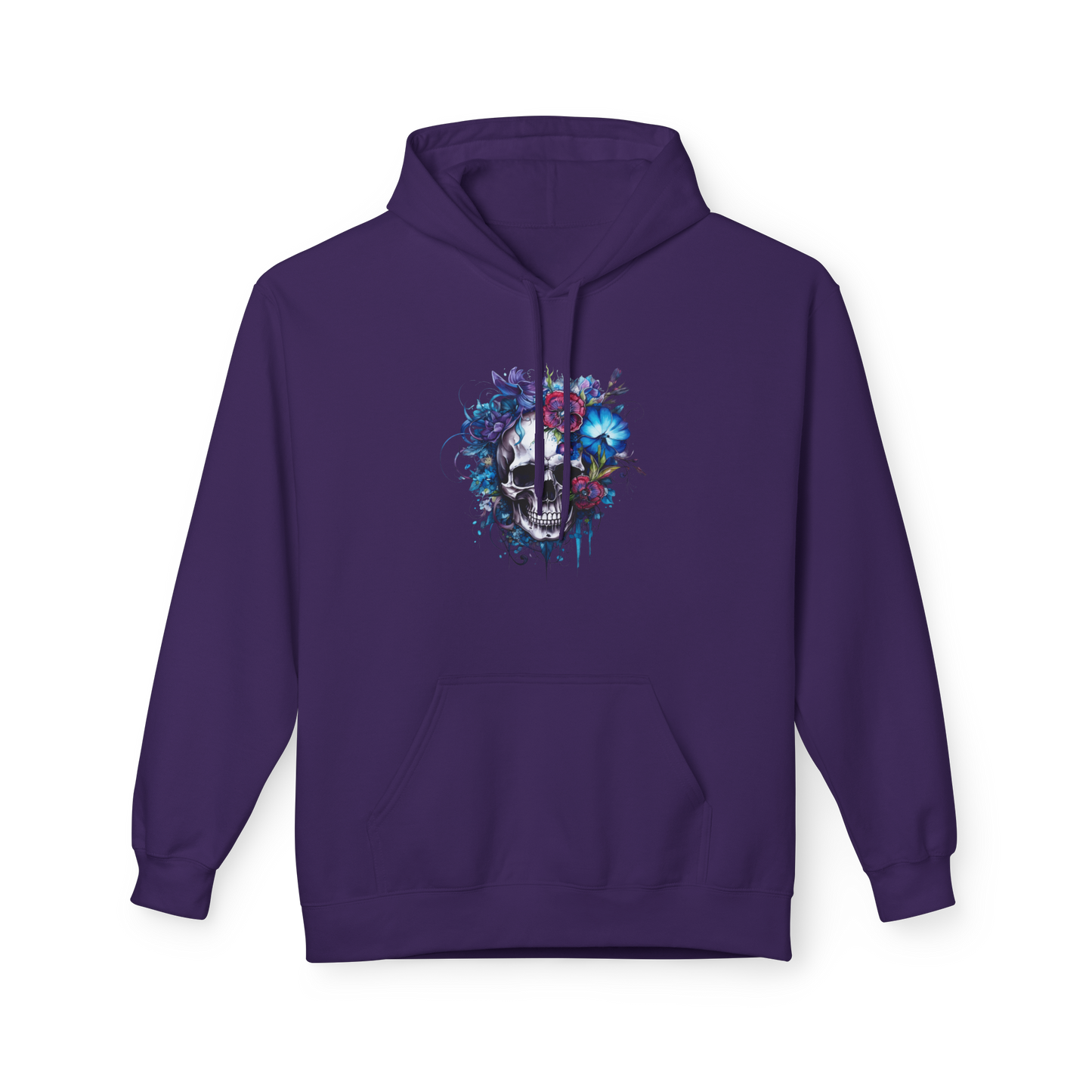 Bavlněná Unisex Mikina "Floral Skull Graphic"