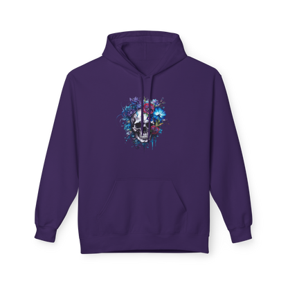 Bavlněná Unisex Mikina "Floral Skull Graphic"