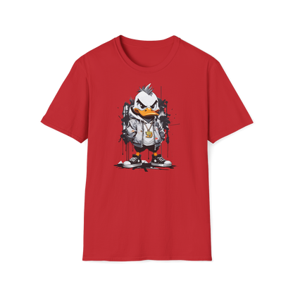 Prémiové Bavlněné Unisex Triko "Edgy Duck"